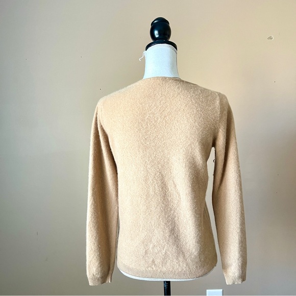 UNIQLO | Tan Cashmere Sweater Sz M - Picture 6 of 10